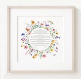 Blooming Circle of Love Ketubah